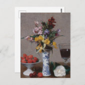 アンリファンティンラトゥールヴィンテージザ婚約ブーケ ポストカード (正面/裏面)