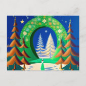 アンリマティスクリスマスホリディハガキ シーズンポストカード (正面)