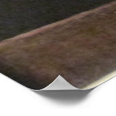 アンリラトゥールブルー花瓶の水仙とチューリップ ポスター (角)