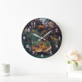 アンリルソーザハングリーライオン ラージ壁時計 (ホーム)