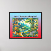 アンリルーソーインスパイア キャンバスプリント (正面)