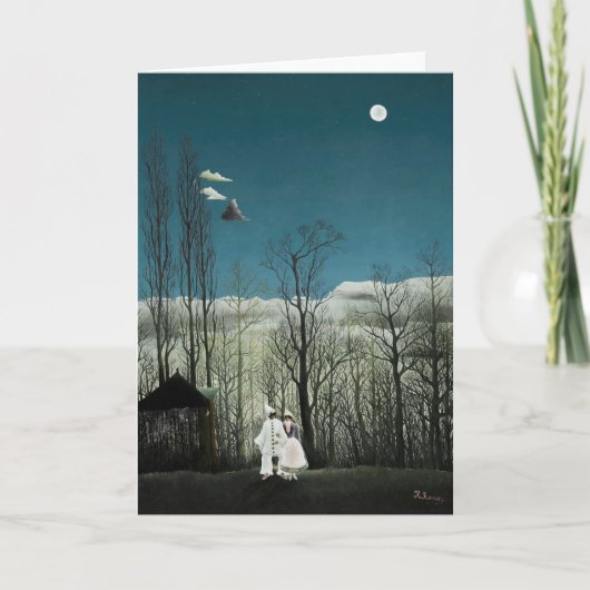 アンリルーソーカーニバル夕べ カード (正面)