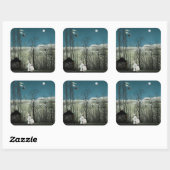 アンリルーソーカーニバル夕べ スクエアシール (シート)