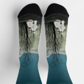 アンリルーソーカーニバル夕べ ソックス (上部)