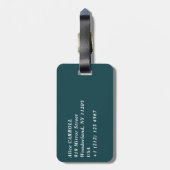 アンリルーソーカーニバル夕べ ラゲッジタグ (裏面縦)