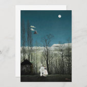 アンリルーソーカーニバル夕べ 招待状 (正面/裏面)