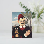 アンリルーソーポートレートオブモンシューX ポストカード (スタンド正面)