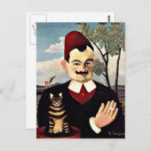 アンリルーソーポートレートオブモンシューX ポストカード (正面/裏面)