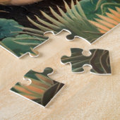 アンリルーソー夢のジャングルフラワーシュルレアリスム ジグソーパズル (側面)