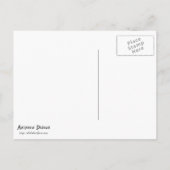 アンリルーソー夢のジャングルフラワーシュルレアリスム ポストカード (裏面)