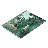 アンリルーソー山水猿と植物画 ノートブック (左側)