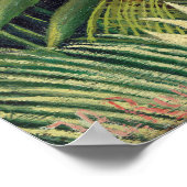 アンリルーソー山水猿と植物画 ポスター (角)