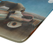 アンリルーソー眠るジプシーライオンズ絵を描ズ カッティングボード (角)