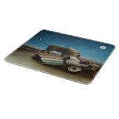 アンリルーソー眠るジプシーライオンズ絵を描ズ カッティングボード (角)