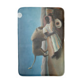 アンリルーソー眠るジプシーライオンズ絵を描ズ バスマット (正面縦)