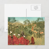 アンリルーソー絵画ス ポストカード (正面/裏面)