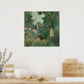 アンリルーソー赤道ジャングル ポスター (キッチン)