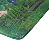 アンリルーソー – エキゾチックな森の中の女性歩く カッティングボード (角)