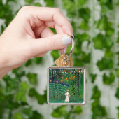 アンリルーソー – エキゾチックな森の中の女性歩く キーホルダー (手)