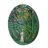 アンリルーソー – エキゾチックな森の中の女性歩く ダーツボード (正面右)