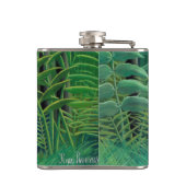 アンリルーソー – エキゾチックな森の中の女性歩く フラスク (裏面)