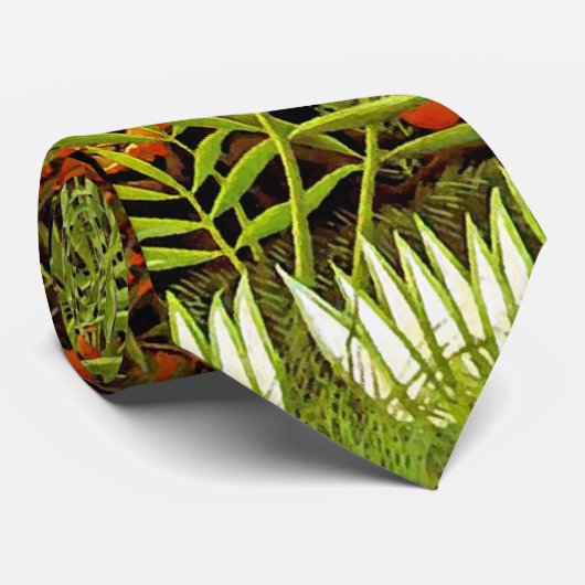 アンリルーソー – エキゾチックな風景ジャングルアート ネクタイ (ロール)