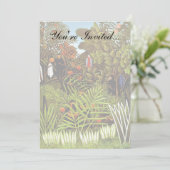 アンリルーソー – エキゾチックな風景ジャングルアート 招待状 (スタンド正面)