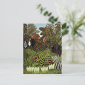 アンリルーソー – エキゾチックな風景 ポストカード (スタンド正面)