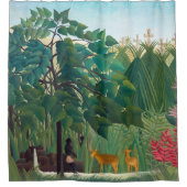 アンリルーソー – ザウォーターフォール シャワーカーテン (正面)