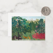 アンリルーソー – ザウォーターフォール ノートカード (正面/裏面インサイチュ)