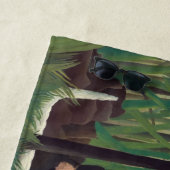 アンリルーソー – ザウォーターフォール ビーチタオル (インサイチュ)