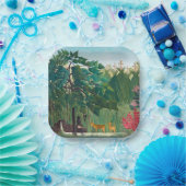 アンリルーソー – ザウォーターフォール ペーパープレート (パーティー)