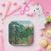 アンリルーソー – ザウォーターフォール ペーパープレート (パーティー)