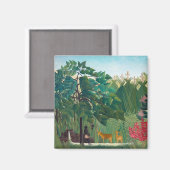 アンリルーソー – ザウォーターフォール マグネット (正面/裏面)