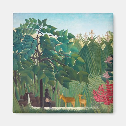 アンリルーソー – ザウォーターフォール マグネット (正面)