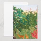 アンリルーソー – ザウォーターフォール 招待状 (正面/裏面)