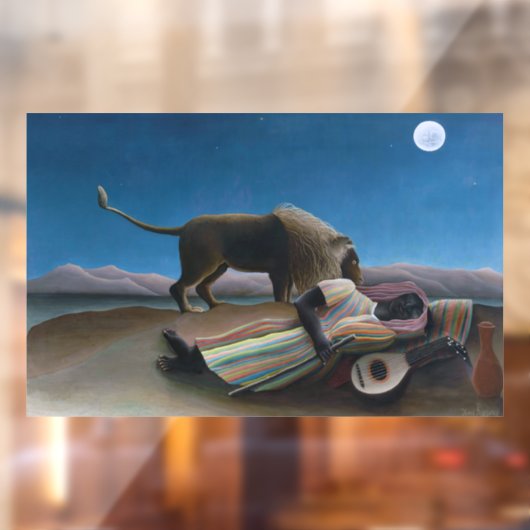 アンリルーソー – ザスリーピングジプシー ウィンドウサイン (シート2)