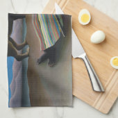 アンリルーソー – ザスリーピングジプシー キッチンタオル (四つ折り)