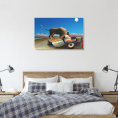 アンリルーソー – ザスリーピングジプシー キャンバスプリント (インサイチュ (寝室))