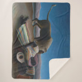 アンリルーソー – ザスリーピングジプシー シェルパブランケット (正面)