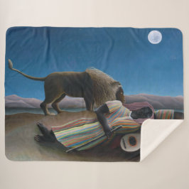 アンリルーソー – ザスリーピングジプシー シェルパブランケット