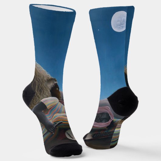 アンリルーソー – ザスリーピングジプシー ソックス (傾斜あり)