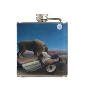 アンリルーソー – ザスリーピングジプシー フラスク (裏面)