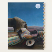 アンリルーソー – ザスリーピングジプシー プランナー手帳 (裏面)