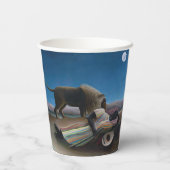 アンリルーソー – ザスリーピングジプシー 紙コップ (裏面)