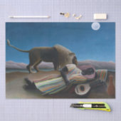 アンリルーソー – ザスリーピングジプシー 薄葉紙 (クラフト)