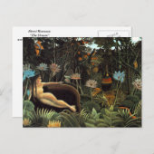 アンリルーソー – ザドリーム ポストカード (正面/裏面)