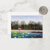 アンリルーソー – ザフラミンゴ ノートカード (正面/裏面インサイチュ)