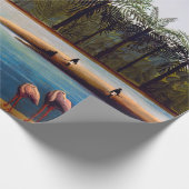 アンリルーソー – ザフラミンゴ ラッピングペーパー (角)