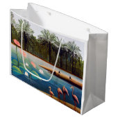 アンリルーソー – ザフラミンゴ ラージペーパーバッグ (正面アングル)